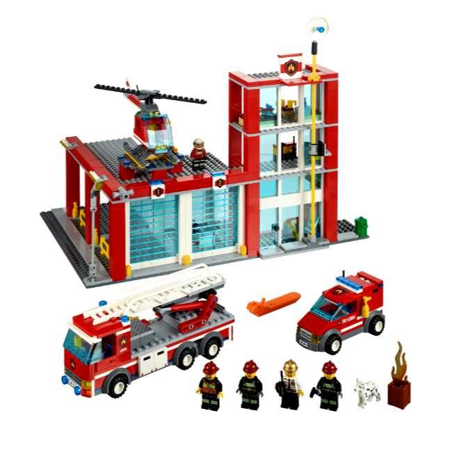 LEGO City 60004 – Remiza Strażacka / Fire Station
