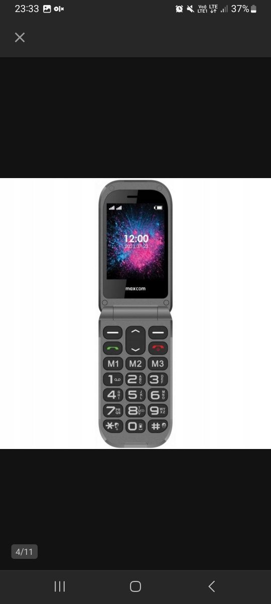 Telefon Max com MM827 4G stacja ładująca