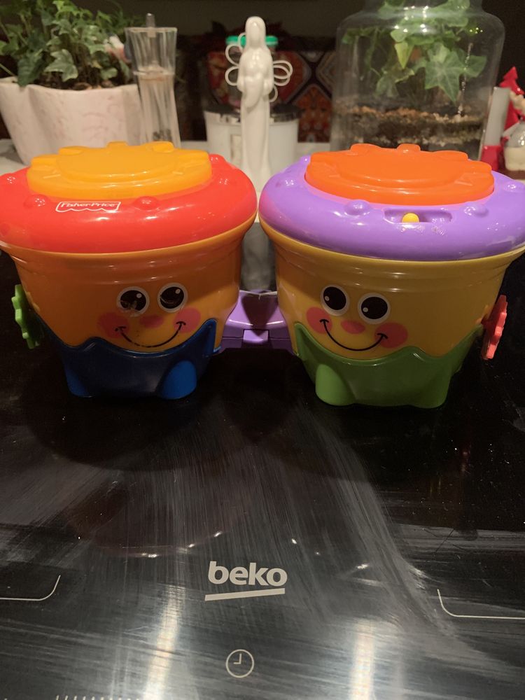 Fisher Price garnuszek, bębenek, vtech kula hula