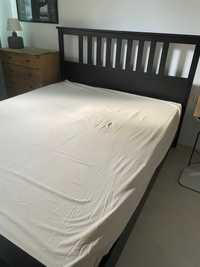 Łóżko Hemnes 160x200cm czarne IKEA