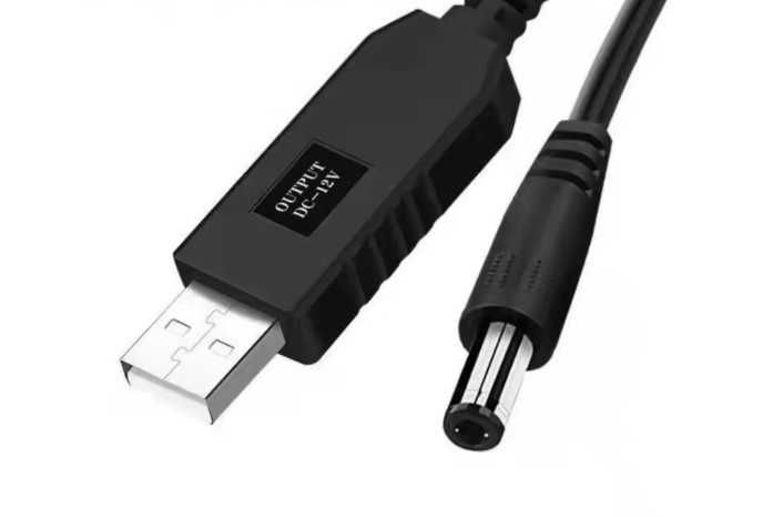 Кабель для Wi-Fi роутера з 5V на 12V вай фай кабель/перехідник блекаут