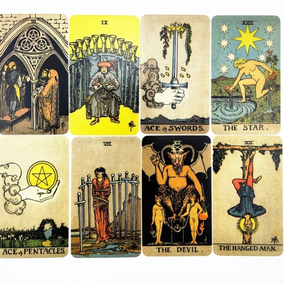 Baralho Tarot Smith-Waite, sem bordas, inglês