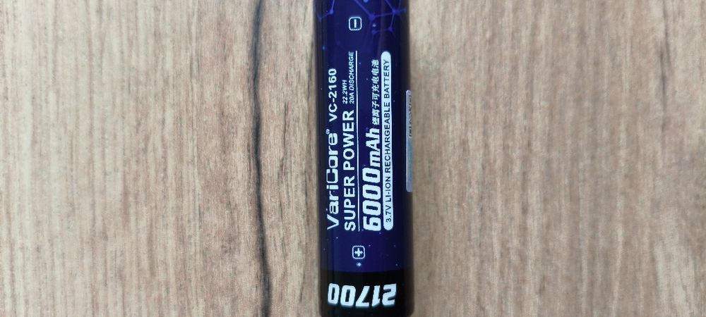 Akumulator, ogniwo,bateria 21700 Varicore 6000mAh