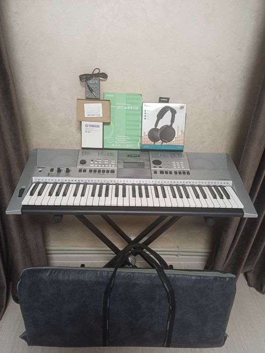 Синтезатор Yamaha PSR-E413!!! Динамічна модель + Подарунки.