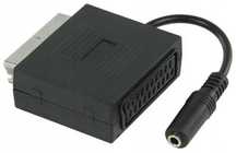 Adapter kabel Euro Scart + Jack 3,5mm