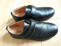 Buty chłopięce komunijne, wizytowe czarne Wojtyłko 35