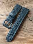 Pasek do zegarka 24 mm ręcznie robiony skóra naturalna handmade