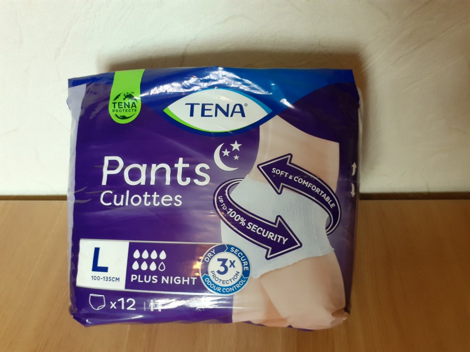 Трусы-подгузники для взрослых Tena Pants Plus Night размер Large 12 шт