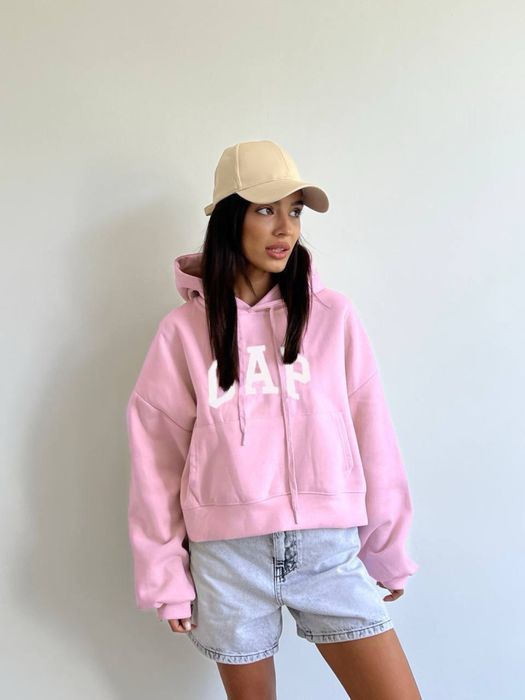 Стильне жіноче худі GAP оверсайз з капюшоном, худи женский гап