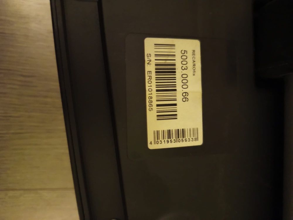 recarofix smartclick baza isofix, baza pod fotelik