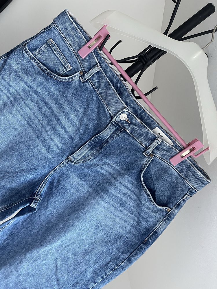 Elastyczne jeansy z wysokim stanem Marks&Spencer r.48