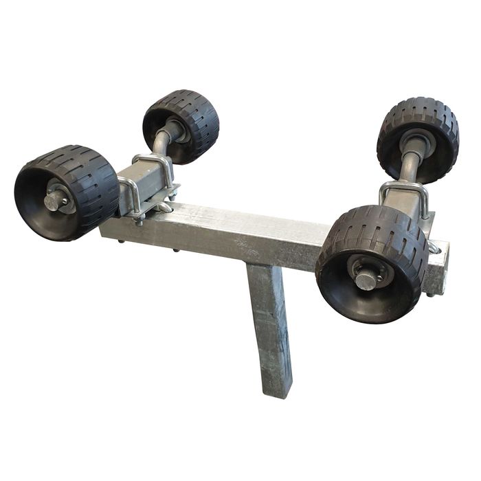 Rolki Rolka wózek CZTERY SUPERROLKI WÓZEK BRENDERUP podłodziowa łódź 4