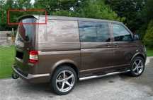 VW T5 TRANSPORTER SPOILER DASZEK