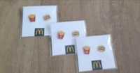 3 komplety przypinek McDonald's