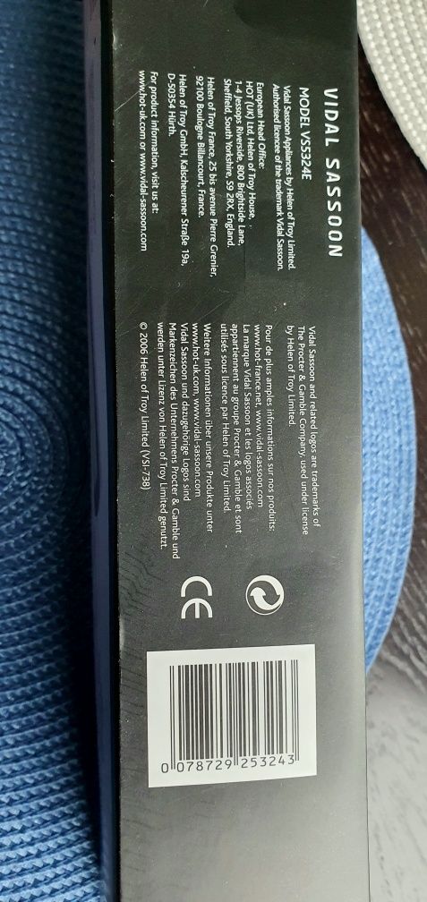 Prostownica Vidal Sassoon VS5324E