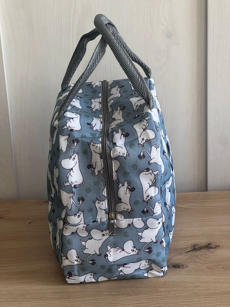 Torba termiczna Moomin 23×20×13 cm nowa, uroczy wzór!