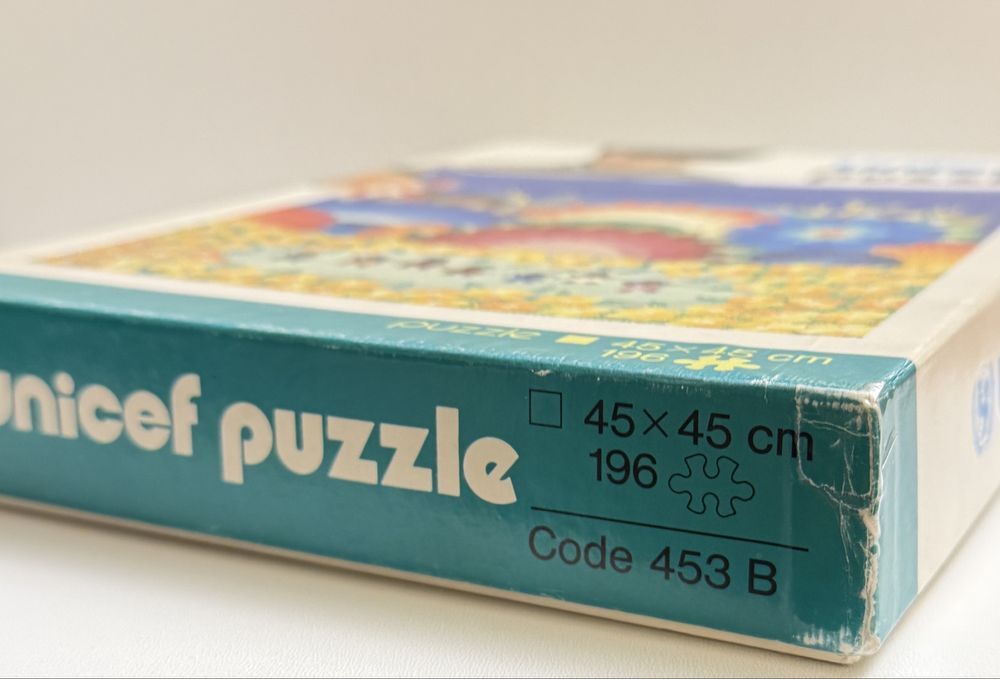 Stare puzzle Unicef lata 80 196 szt. kompletne