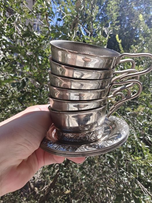 Подстаканники для кофейных стаканов с блюдцами МНЦ