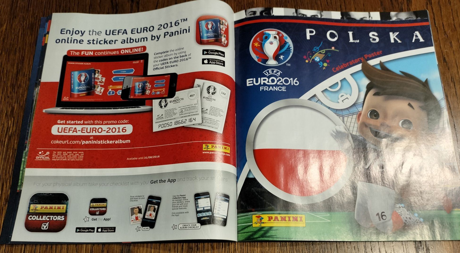 Album Panini na naklejki EURO 2016 - Francja