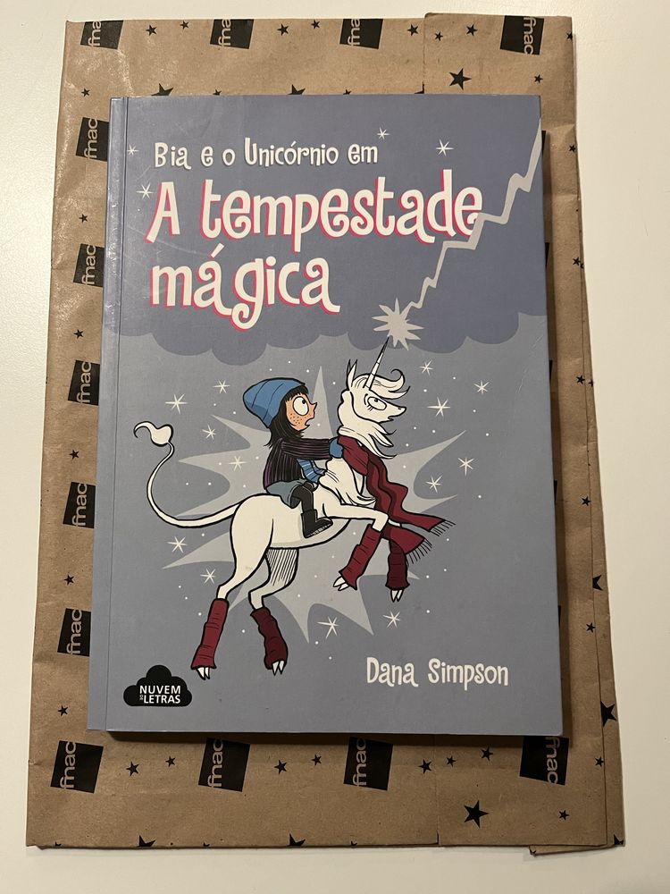 Bia e o Unicornio em “A tempestade mágica” n•6