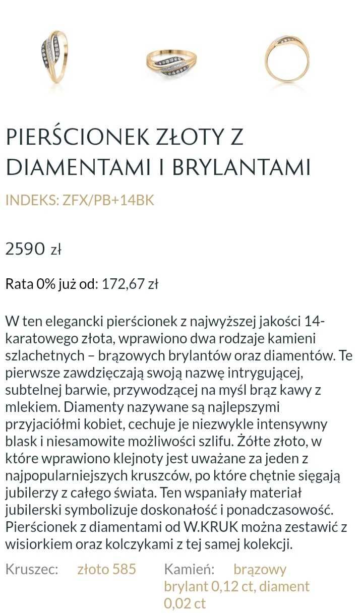 Złoty pierścionek