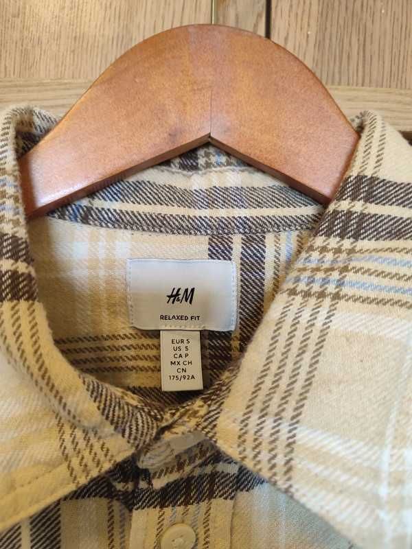 Piękna Nowa H&M Relaxed Fit Koszula