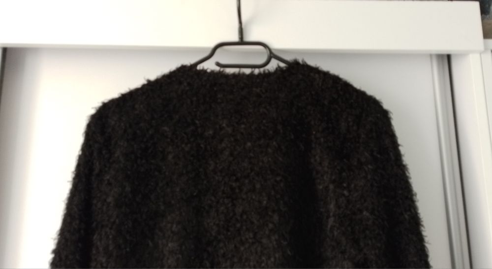 Włochaty kardigan sweter damski Joanna rozm.L