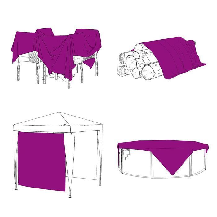 Vidaxl Przezroczysta Plandeka Z Oczkami 5X12 M Polietylen