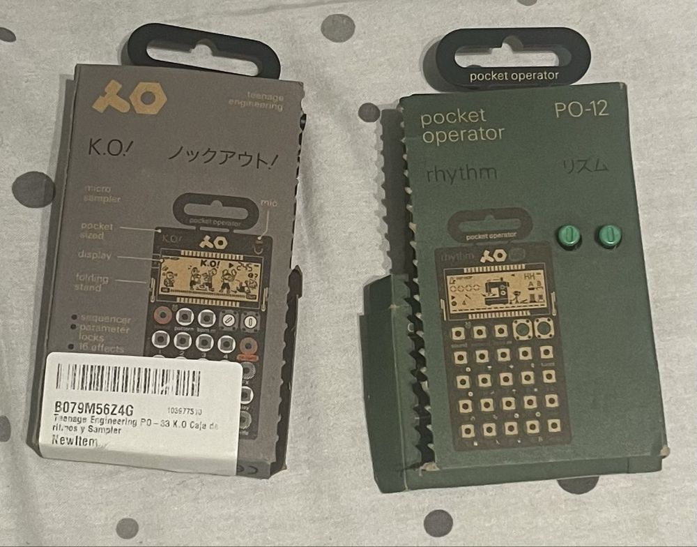 Teenage Engineering PO-33 + PO-12
