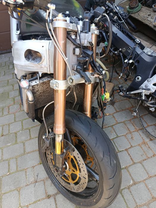 Hayabusa zawieszenie przednie upsidedown caferacer SWAP