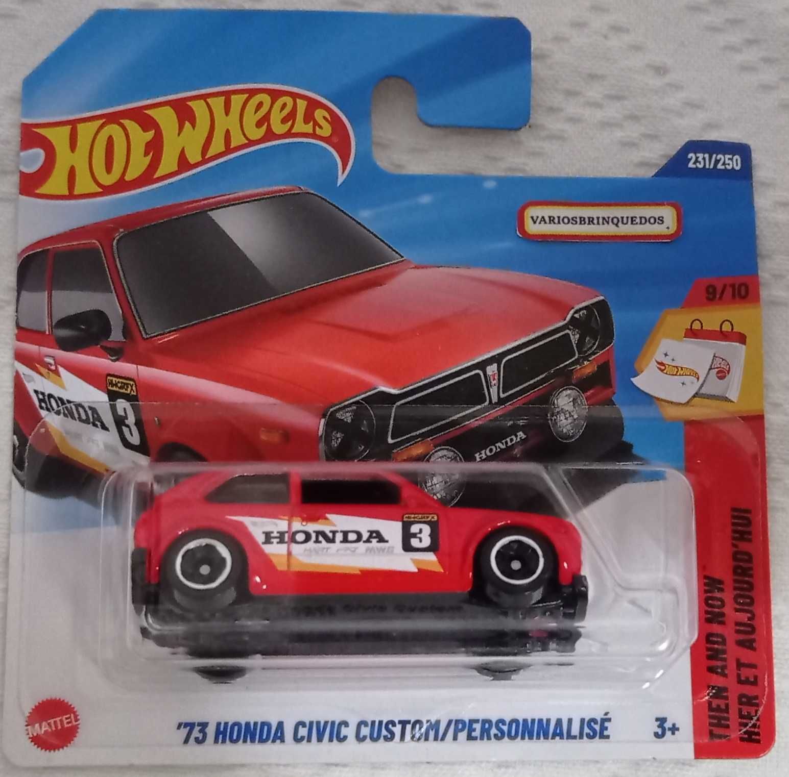 Honda Blister         Hotwheels