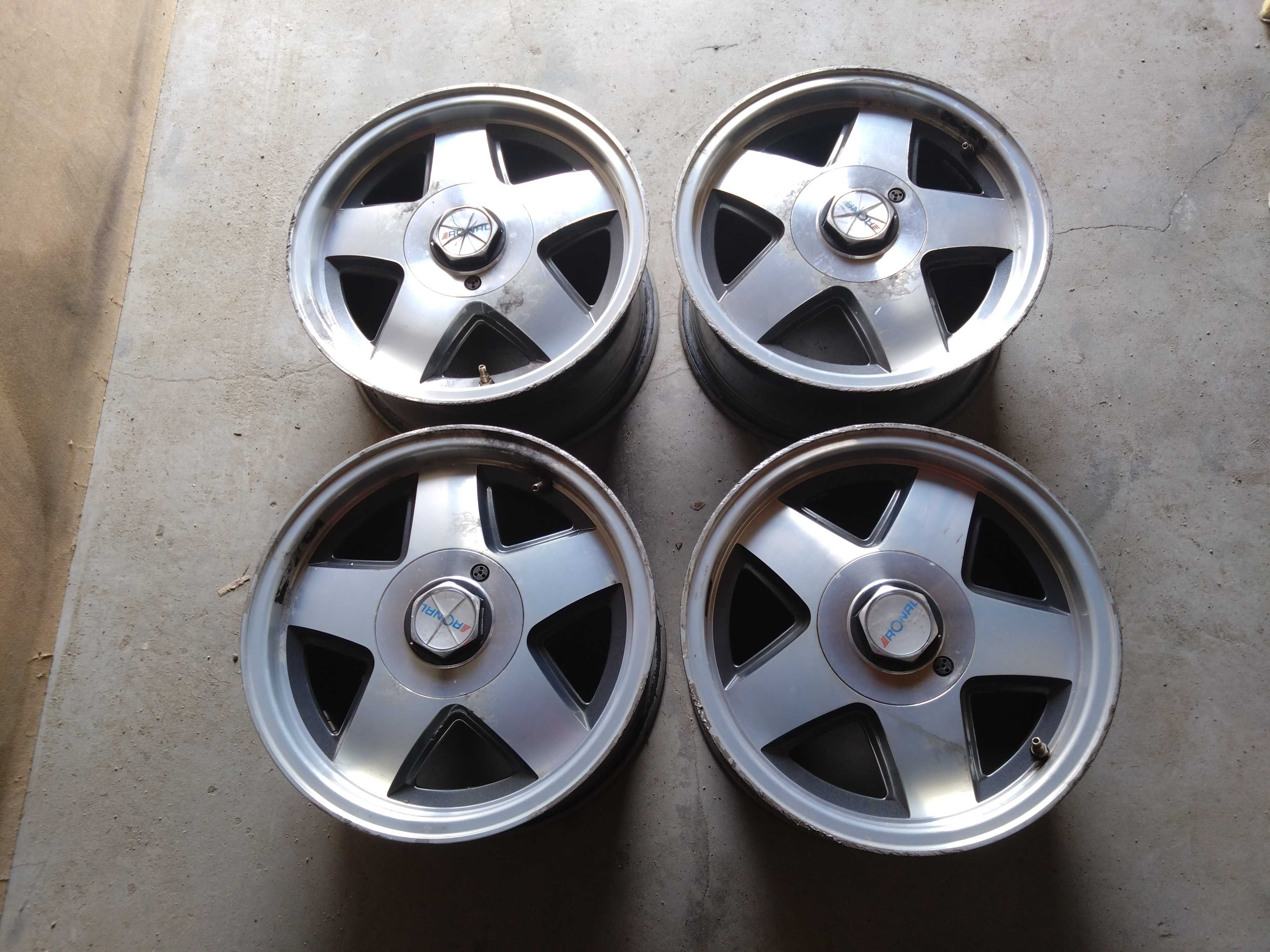 klasyczne felgi Ronal 15x7 et40 Audi 100 german style 5X112