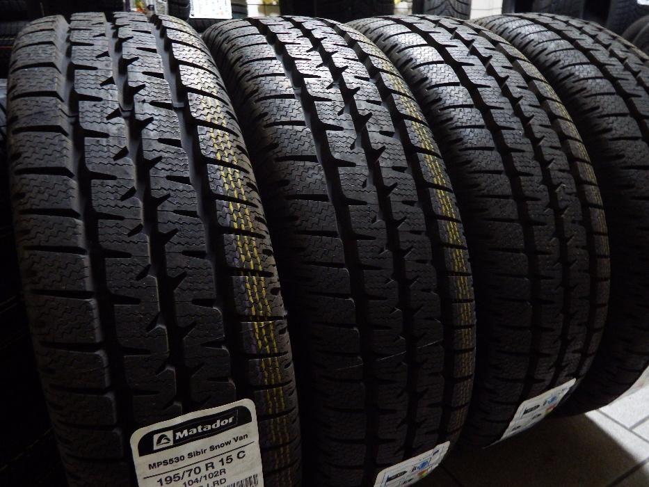 Nowe opony ZIMOWE DOSTAWCZE 195/70 R 15C Montaż GRATIS!!