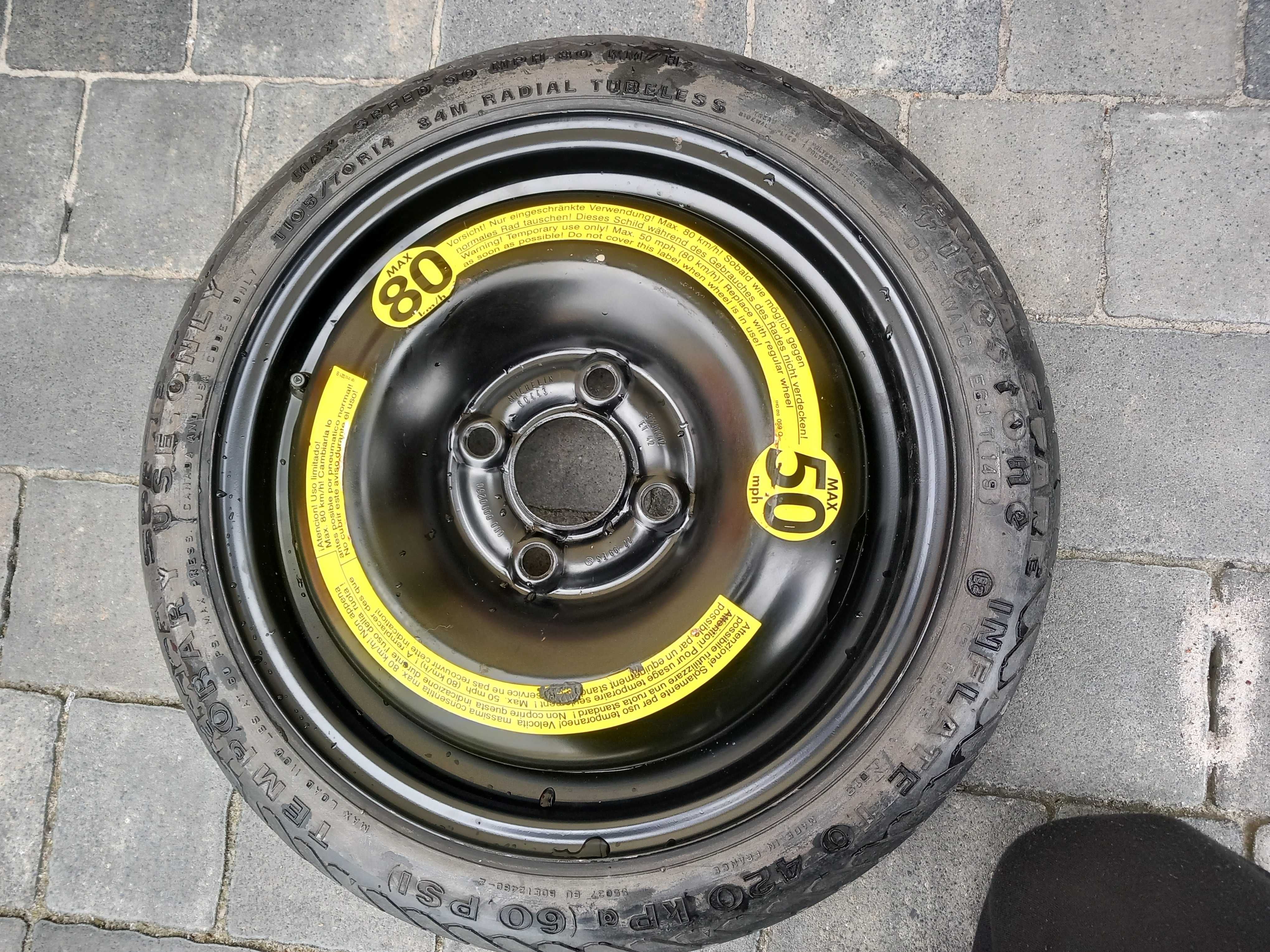 Koło dojazdowe 4x100 R14 Firestone