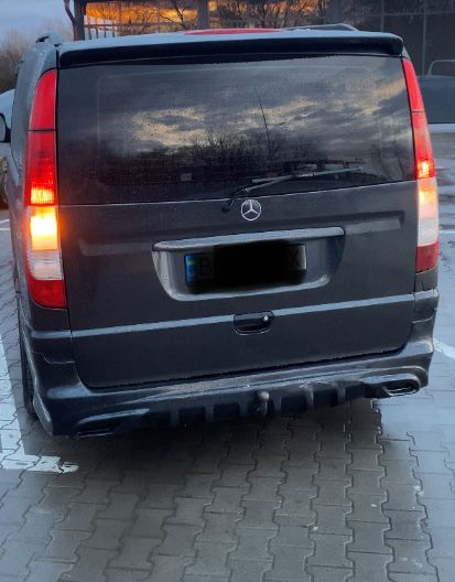 Задній бампер Vito/Viano W639