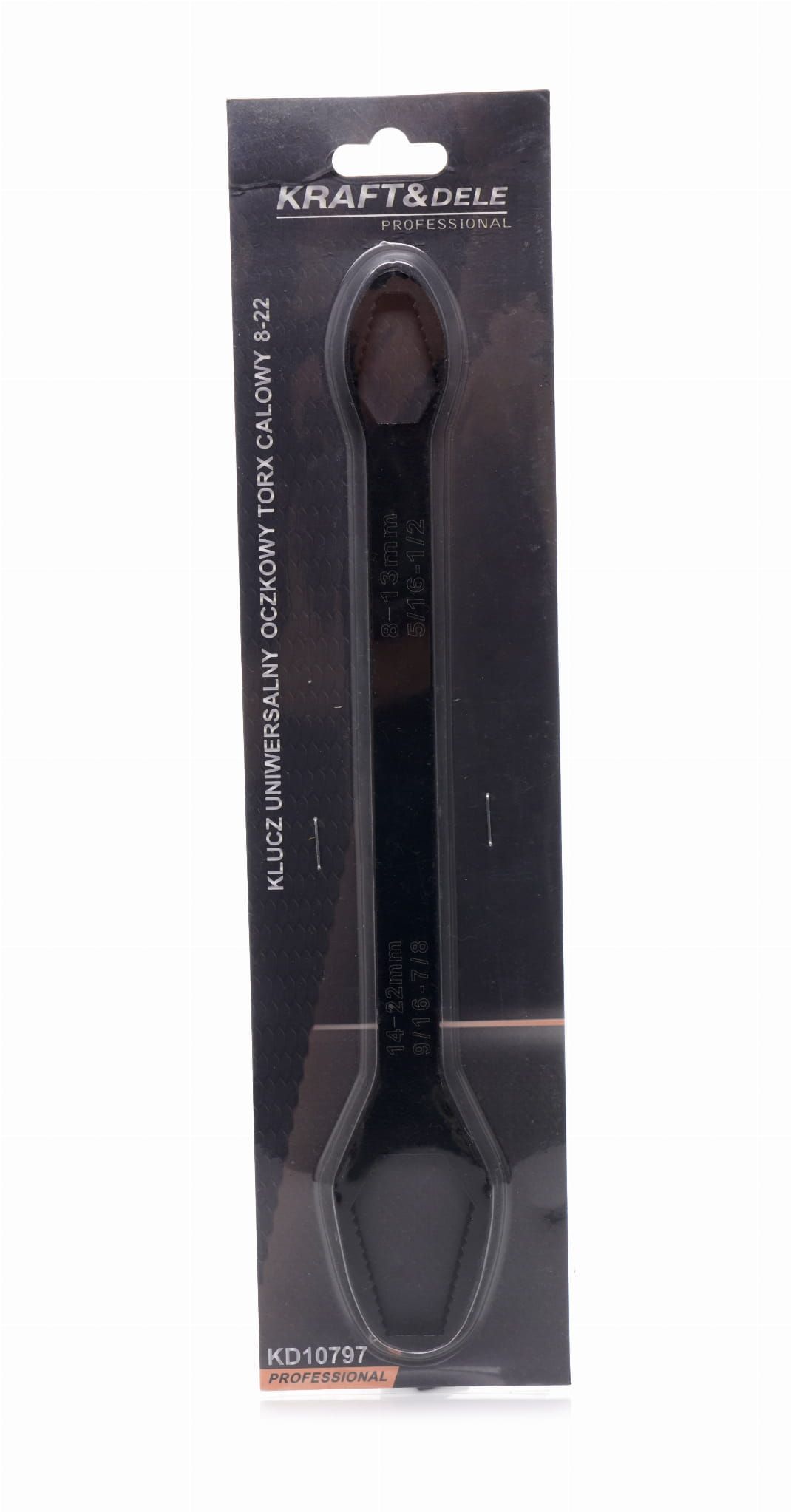 Klucz uniwersalny oczkowy torx 8-22 calowy KD10797