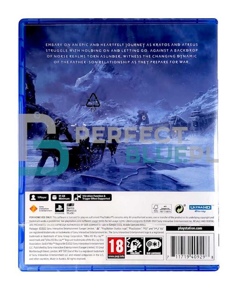 God of War: Ragnarok / Gra PS5 / Dubbing PL / Sprzedaż Gier / WWA