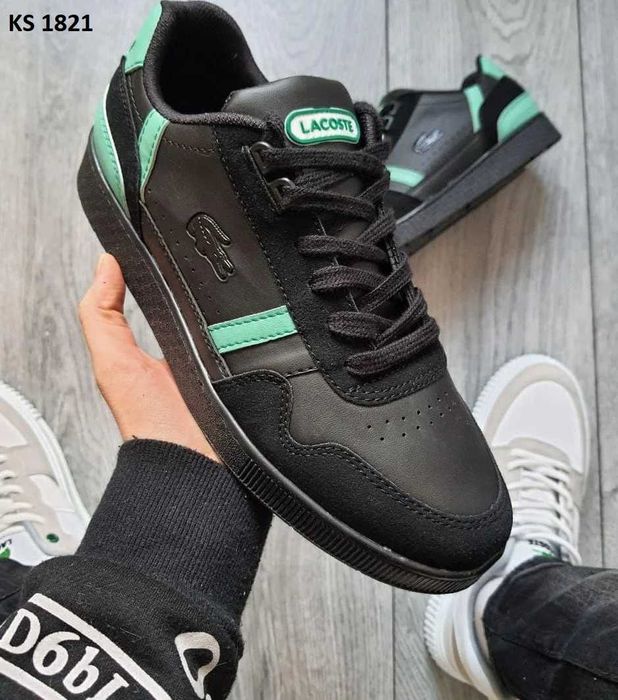 Кросівки Lacostе Black Green. АРТ: KS 1821