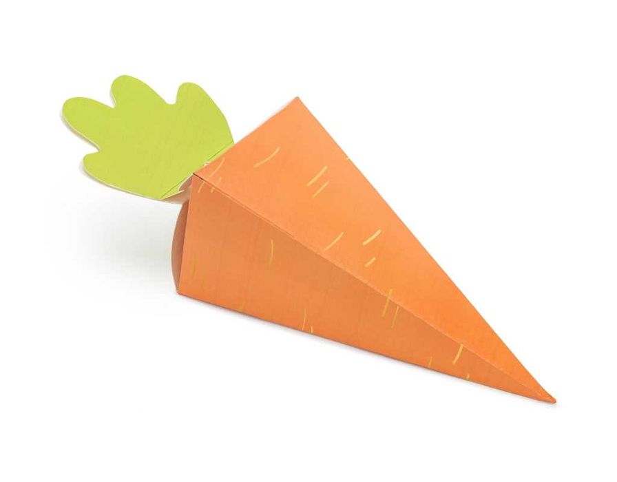 Pudełeczka "marchewki" 7,5cm/26,5cm/7,5cm 1opak./6szt.