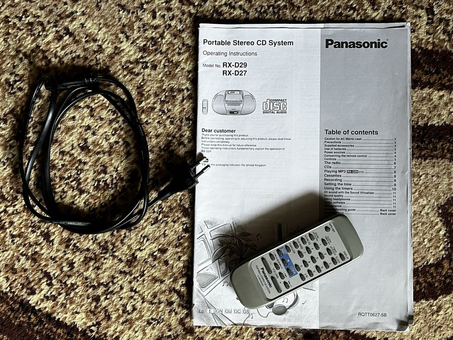 Магнітола Panasonic RX-D29