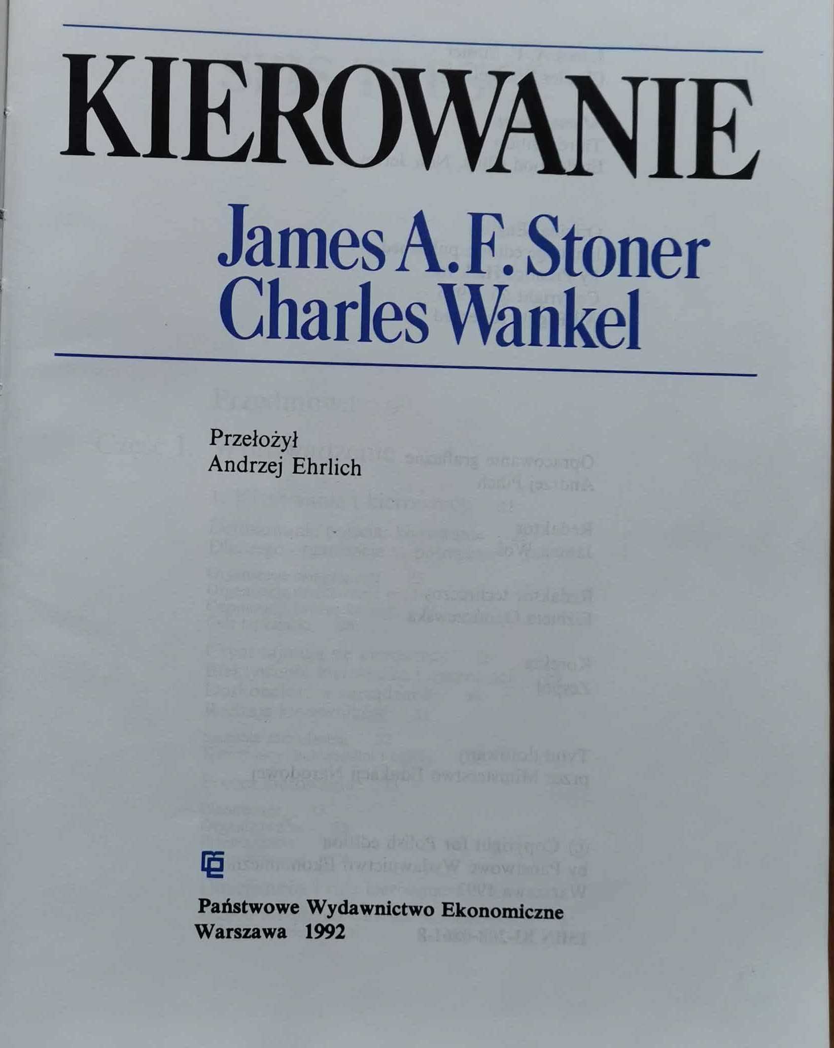 Kierowanie J Stoner Ch Wanke