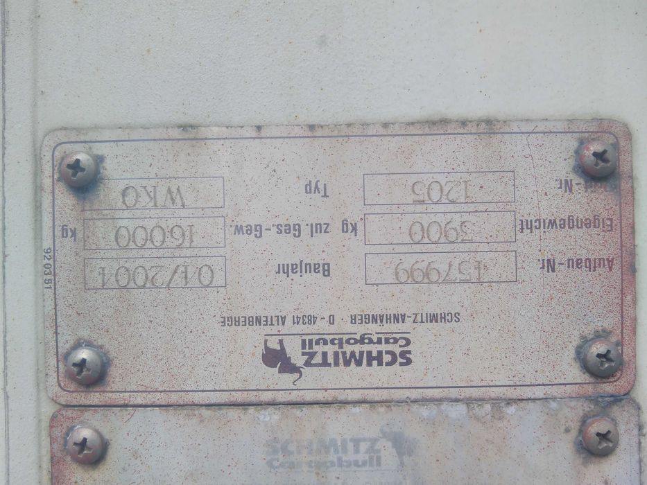 Zabudowa kontener bdf chłodnia izoterma Schmitz 2004 r 725 dł