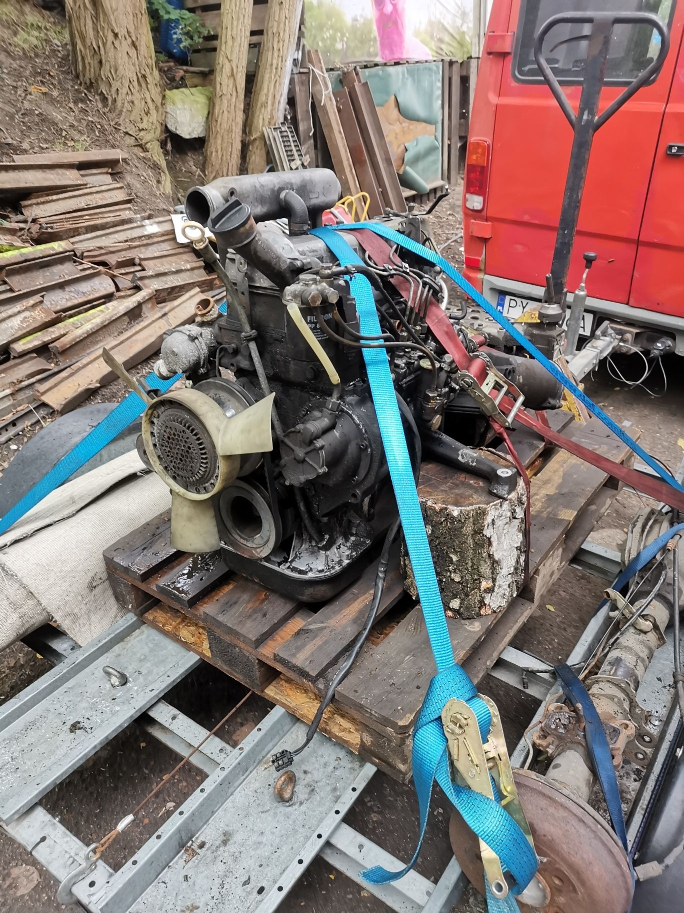 Silnik 2.4 skrzynia Mercedes T1 Kaczka 207d