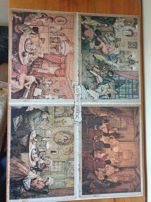 Kompletne puzzle Jumbo Anton Pieck sprzedam