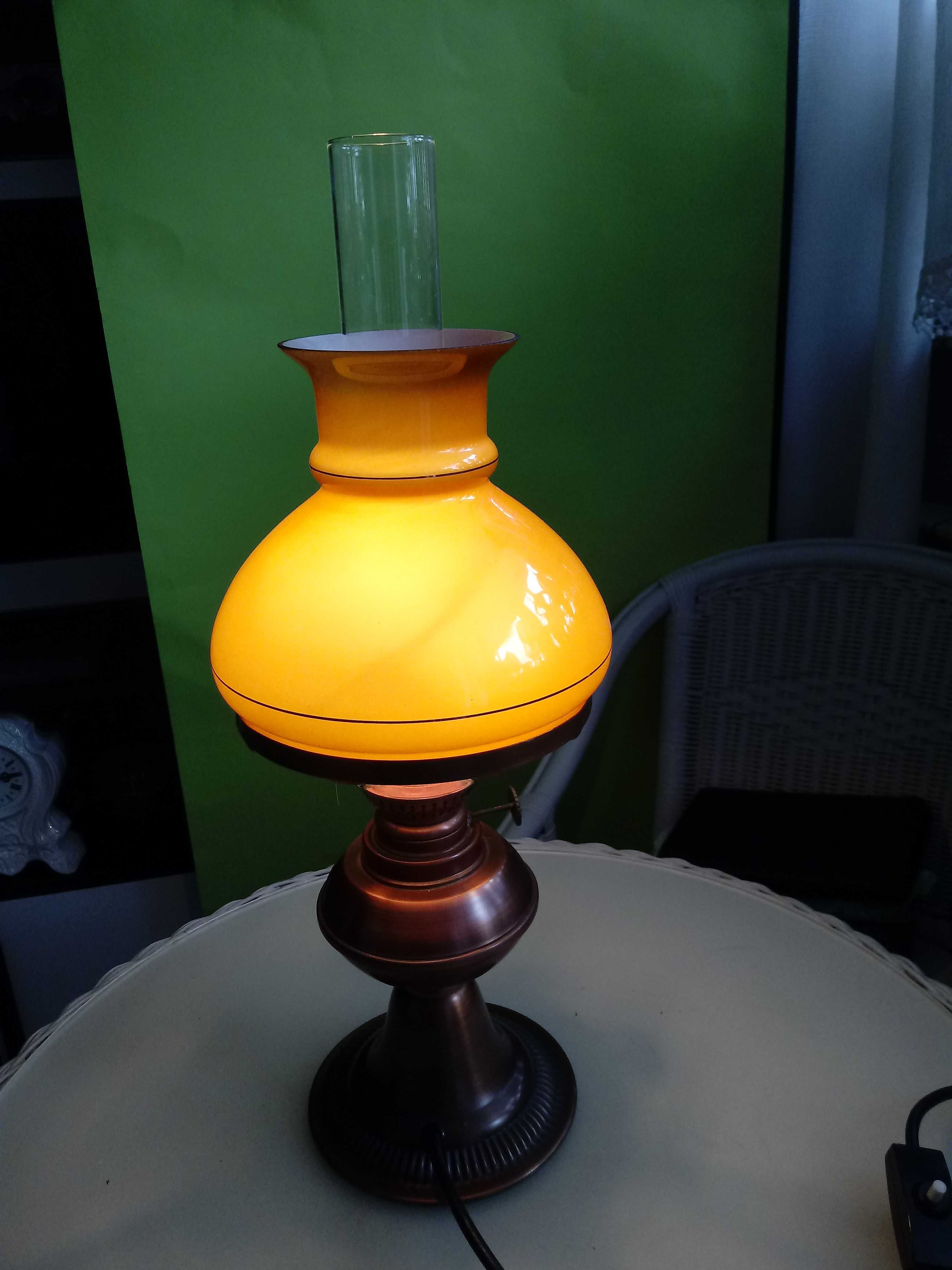 Lampa a'la naftowa, retro z Holandii (klosz do wyboru)