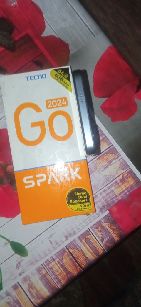 Продам-Tecno-Spark-GO-2024.   3+1/64gb.  1.