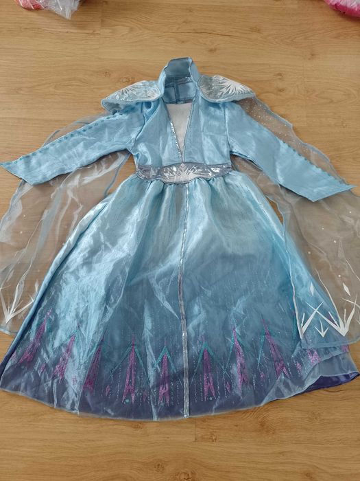 NOWY strój karnawałowy ELZA ELSA Kraina Lodu Frozen II 92/98 (37)