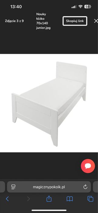 Łóżeczko Noukie’s 140x70