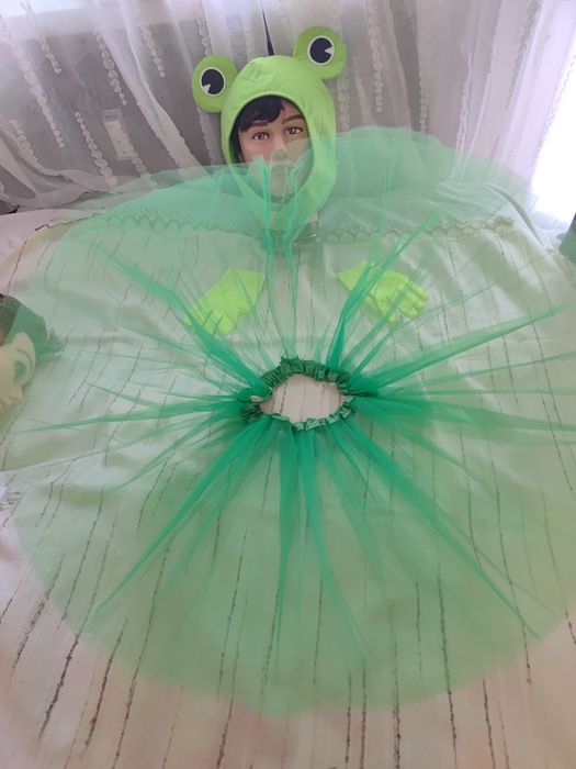 Strój przebranie żaba żabka 3 części rozmiar uniwersalny