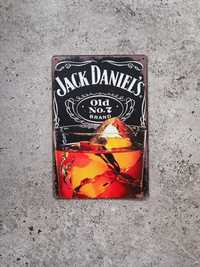 Nowy metalowy szyld Jack Daniels loft whisky bar club oldschool garaż